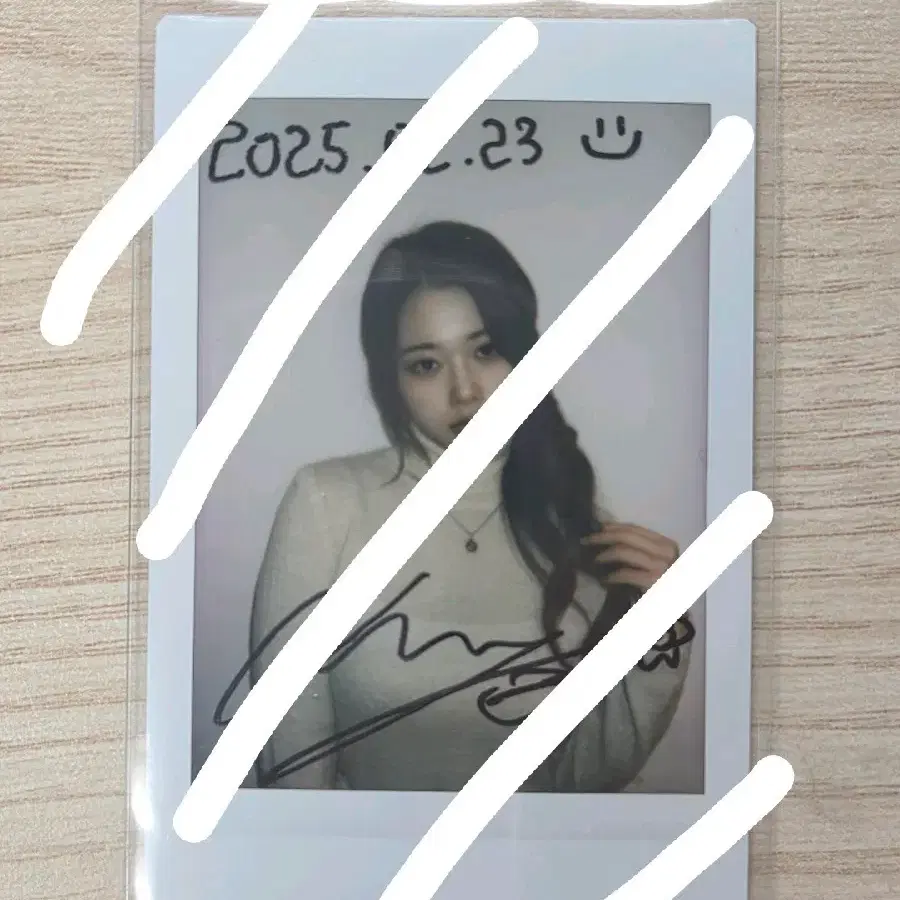 원지민 싸인폴라로이드