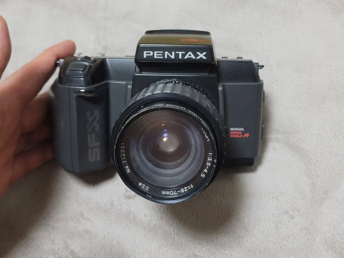 펜탁스 SFXn 필름 카메라 28-70mm 렌즈