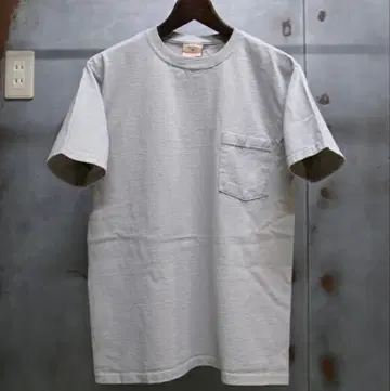 Goodwear 반팔 포켓 T셔츠 XL USA제 페일 그레이