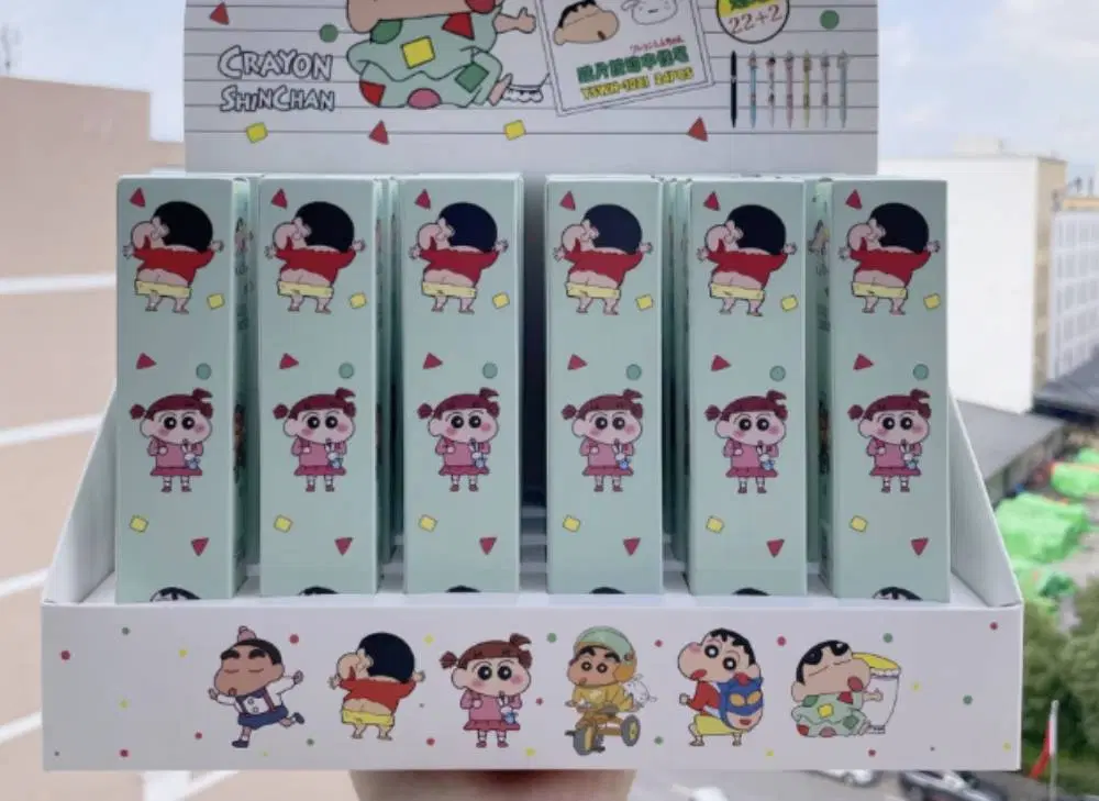 짱구 랜덤 볼펜 1P