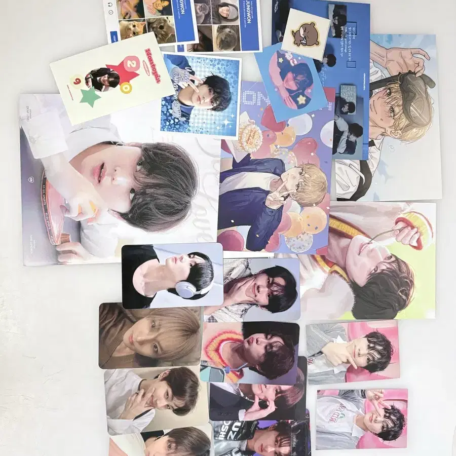 엔하이픈 정원 생일카페 특전 일괄