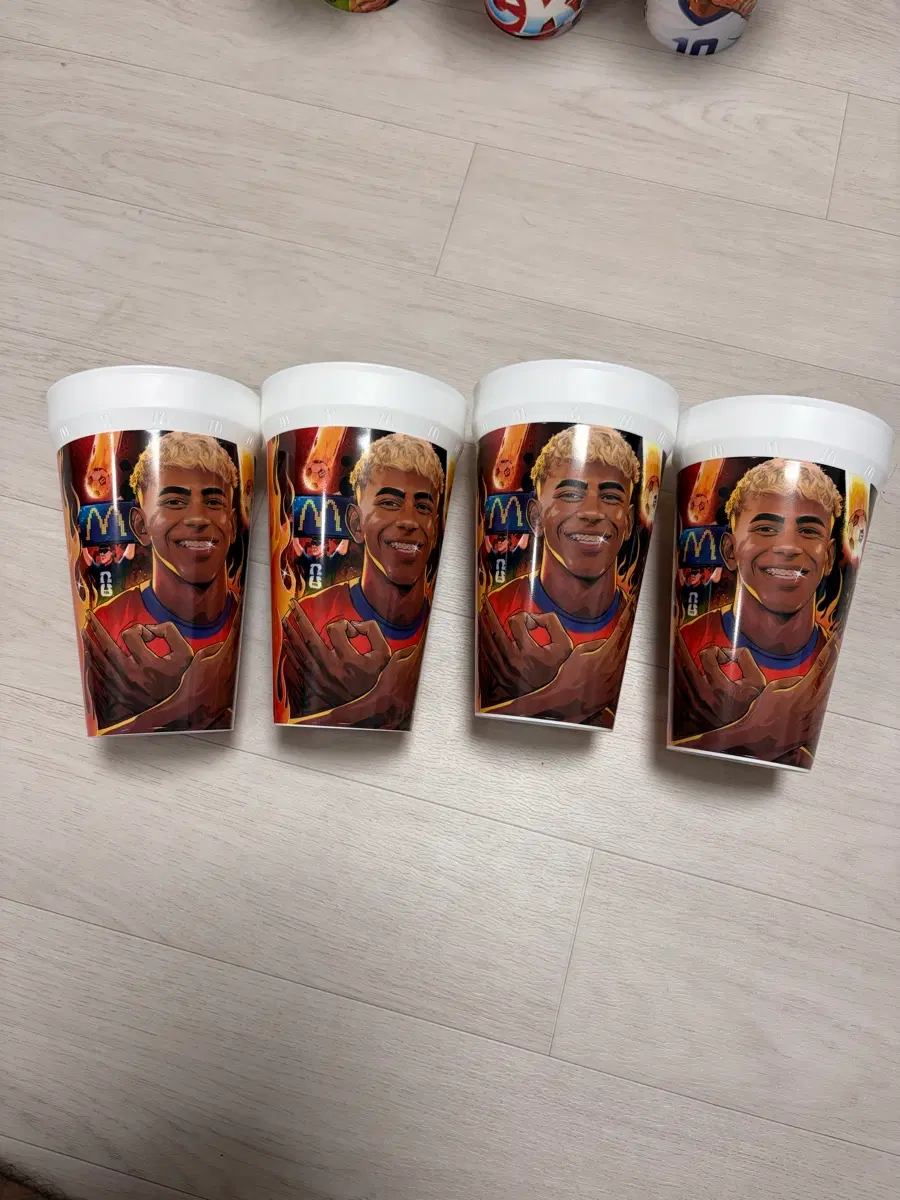 맥도날드 월드컵 한정 야말 컵