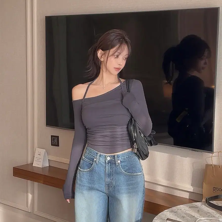 히프나틱 홀터 나시 세트
