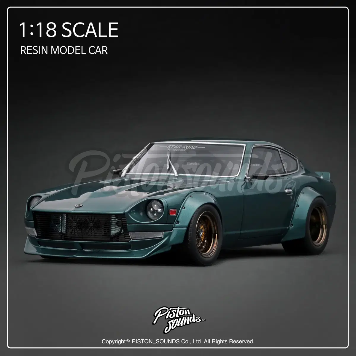 1:18스케일 이그니션 페어레이디Z S30 스타로드 그린