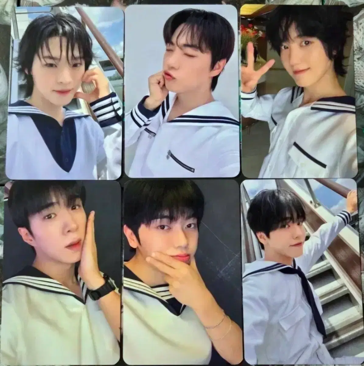 온앤오프 ONF 사운드웨이브 마린룩 미공포(6장 일괄)