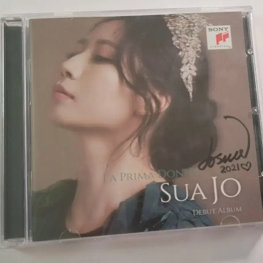 조수아 데뷔앨범 라 프리마 돈나 친필 싸인CD (스톰프뮤직 클래식 CD 덤 세트)