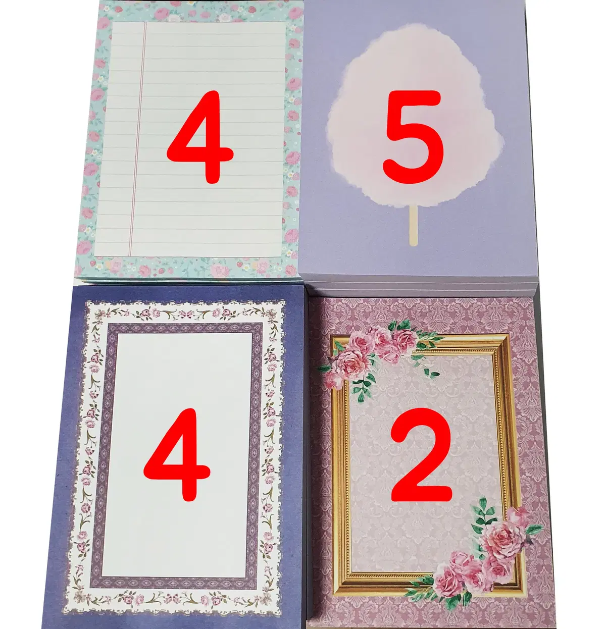 15권 떡메모지 대떡메 10x14cm 일괄 필사 다꾸 빈티지 감성