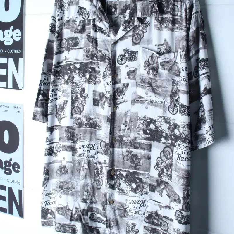 (2XL-4XL) 퓨리탄 반팔 카라 티셔츠 USA 셔츠-H36249