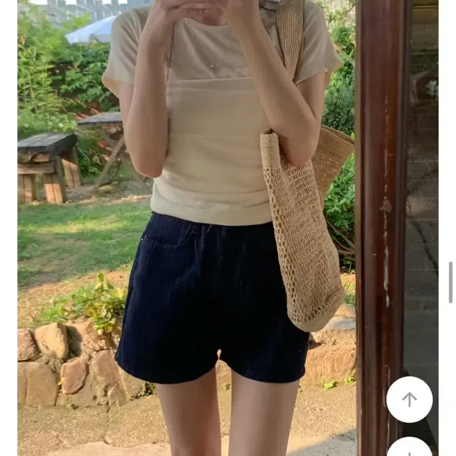 프렌치오브 모디프 레이어드 뷔스티에 반팔 티셔츠
