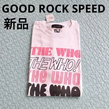 [새상품] relume x GOOD ROCK SPEED 락 프린트 T L