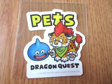 앉아있는 DRAGON QUEST PETs 스티커 슬라임 드래곤 퀘스트
