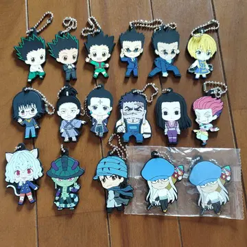 HUNTER x HUNTER 러버 마스코트 스트랩 묶음 판매