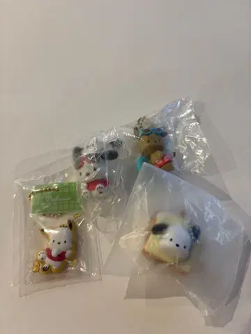 포차코 가챠가챠 4점 세트