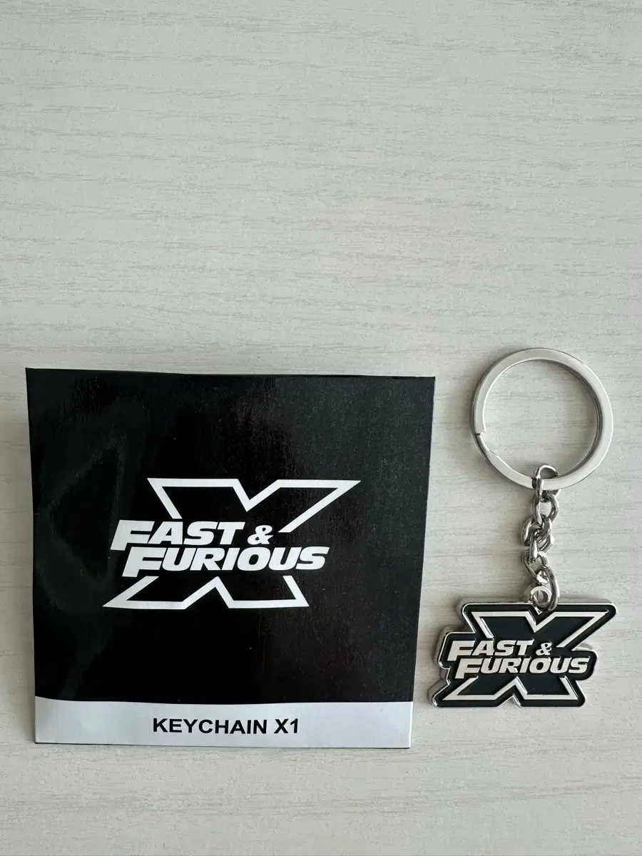 분노의 질주 라이드 오어 다이 CGV 4DX 특전 메탈 키체인 Fast X