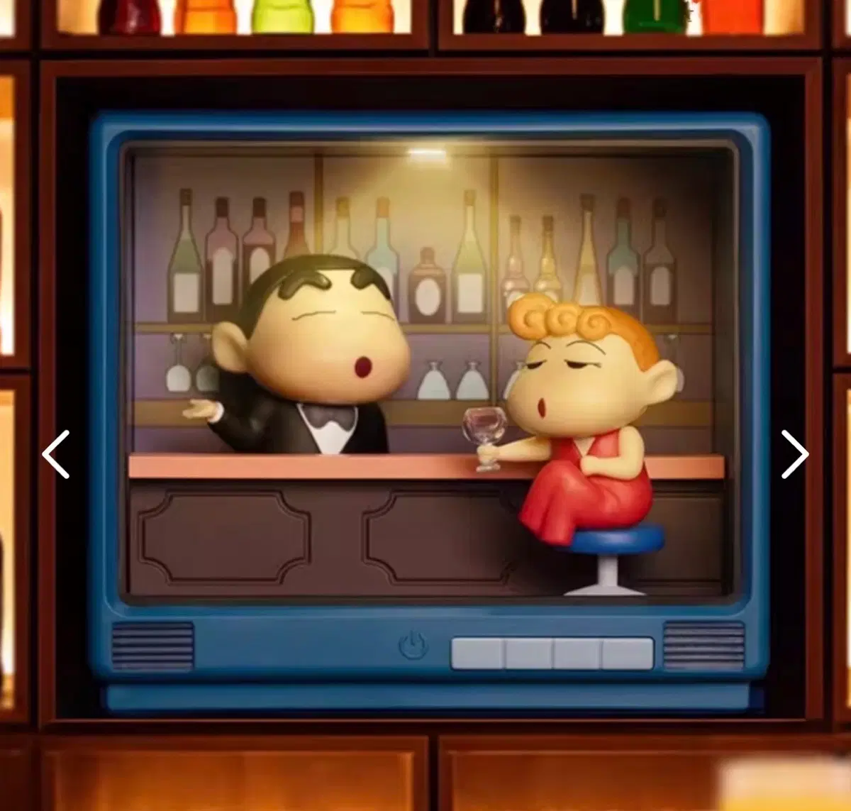 52TOYS 짱구는 못말려 레트로 TV 피규어 무드등
