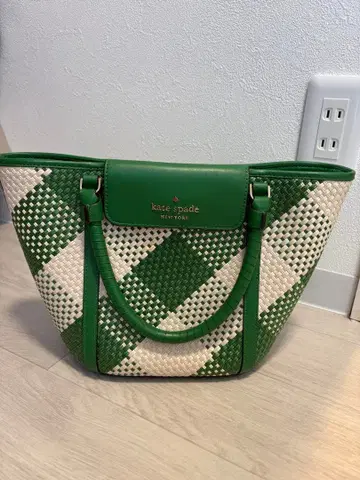 kate spade NEW YORK 깅엄 체크 숄더백