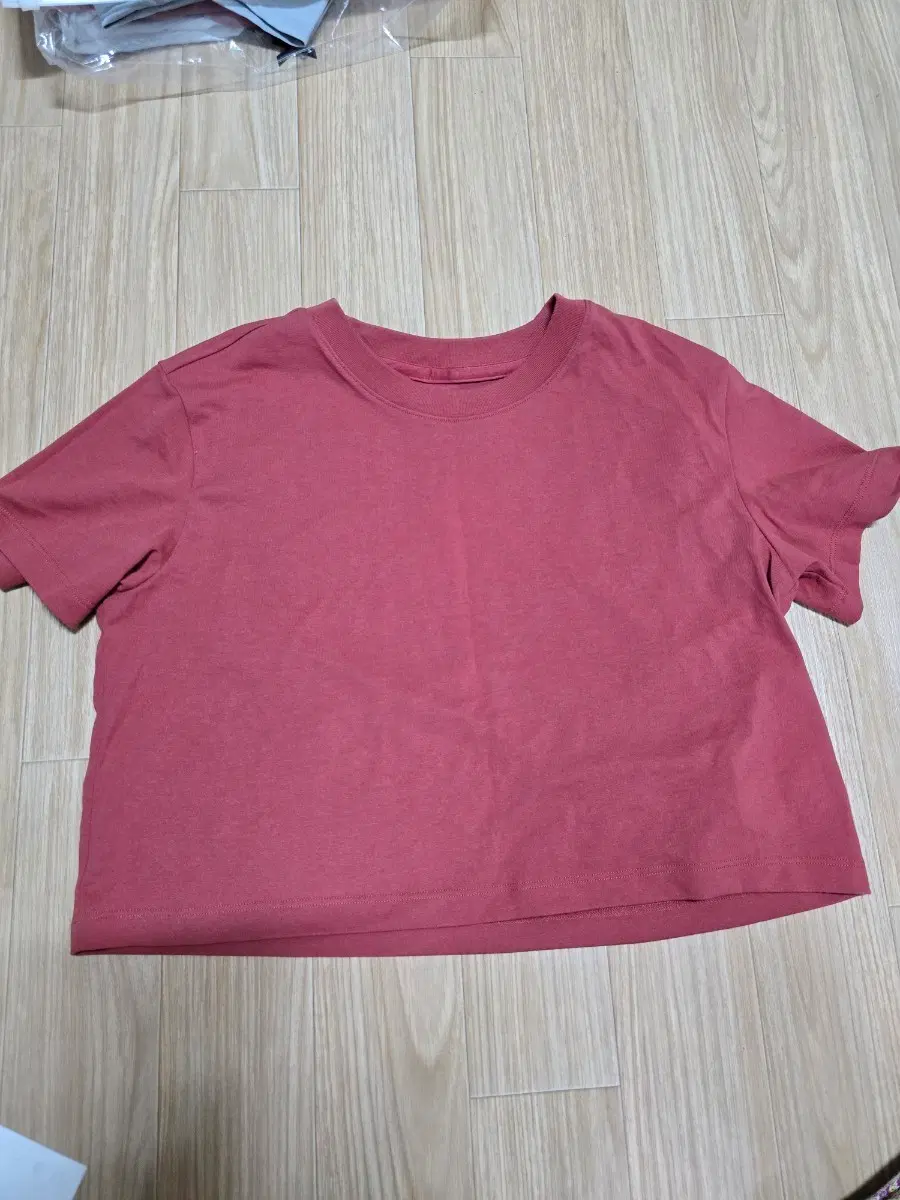 안다르 오버핏 반팔티 0