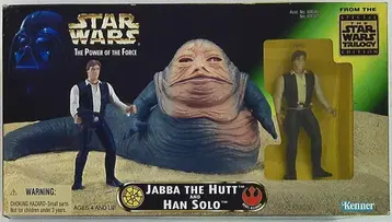해즈브로 재팬 (ACTION FIGURE) JABBA THE HUTT AND HAN SOLO 3.5인치