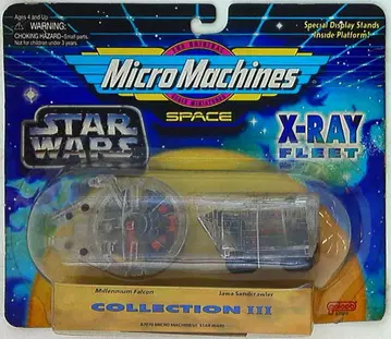 galoob X-RAY FLEET/Micro Machines/STARWARS Collection03/Millennium Falcon & Jawa Sandcrawler 3