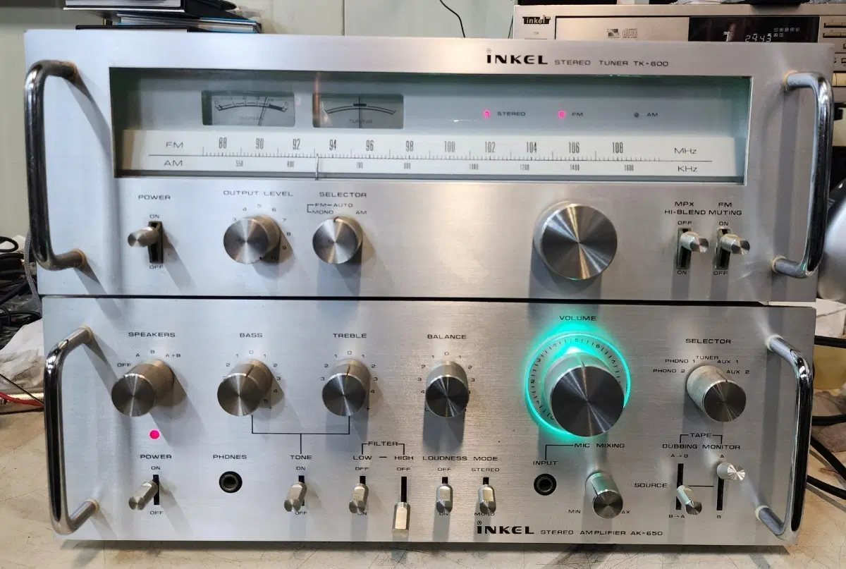 인켈 ak-650 앰프튜너