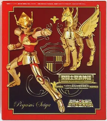 BANDAI 성투사 성의신화 쿠루마다 마사미 페가수스 세이야/초기 청동성의-LIMTED GOLD PEGASUS- 특전