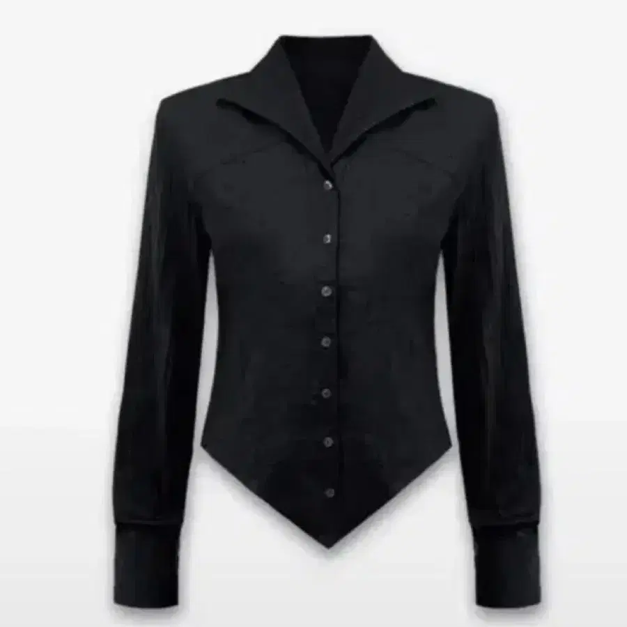 0104 공일공사 WING DOT SHIRT 윙 닷 블랙셔츠