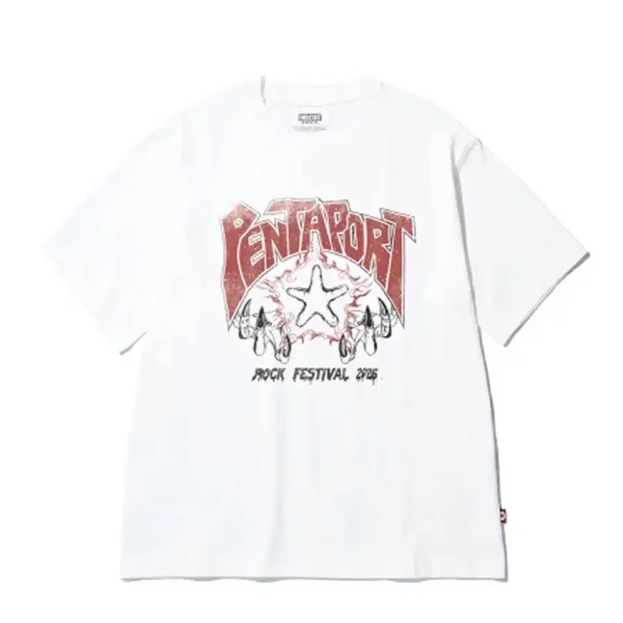 펜타포트 그런지 티셔츠 화이트 L -> XL 교환