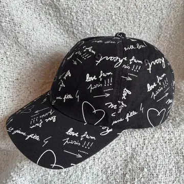 레어 [컨디션 최상] To b. by agnes b. 애니에스 올 패턴 캡 성인용