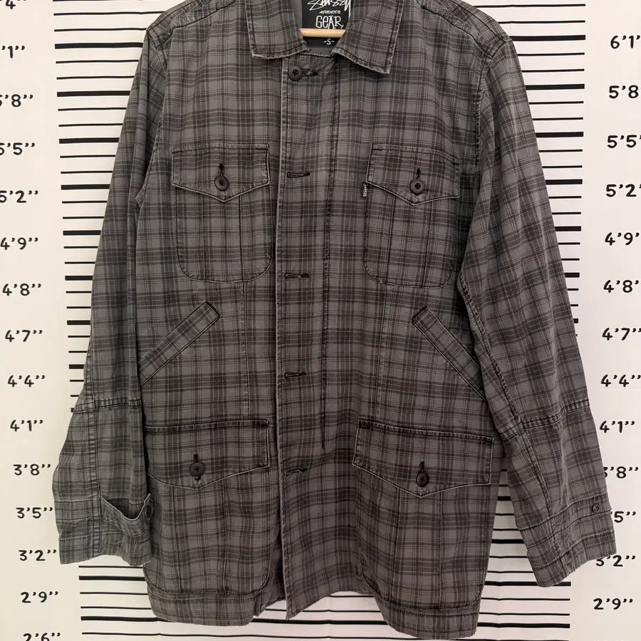 올드 스투시(Stussy) 워크 셔츠 자켓