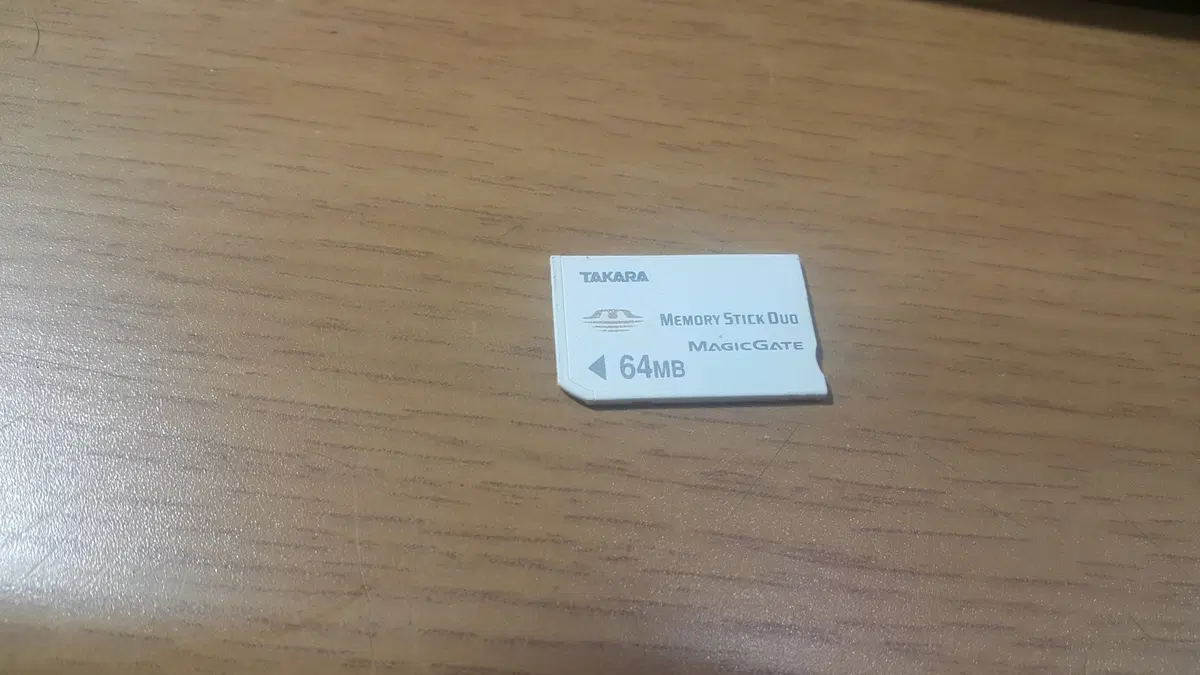 초기형 일제 디지털 카메라용 메모리 카드