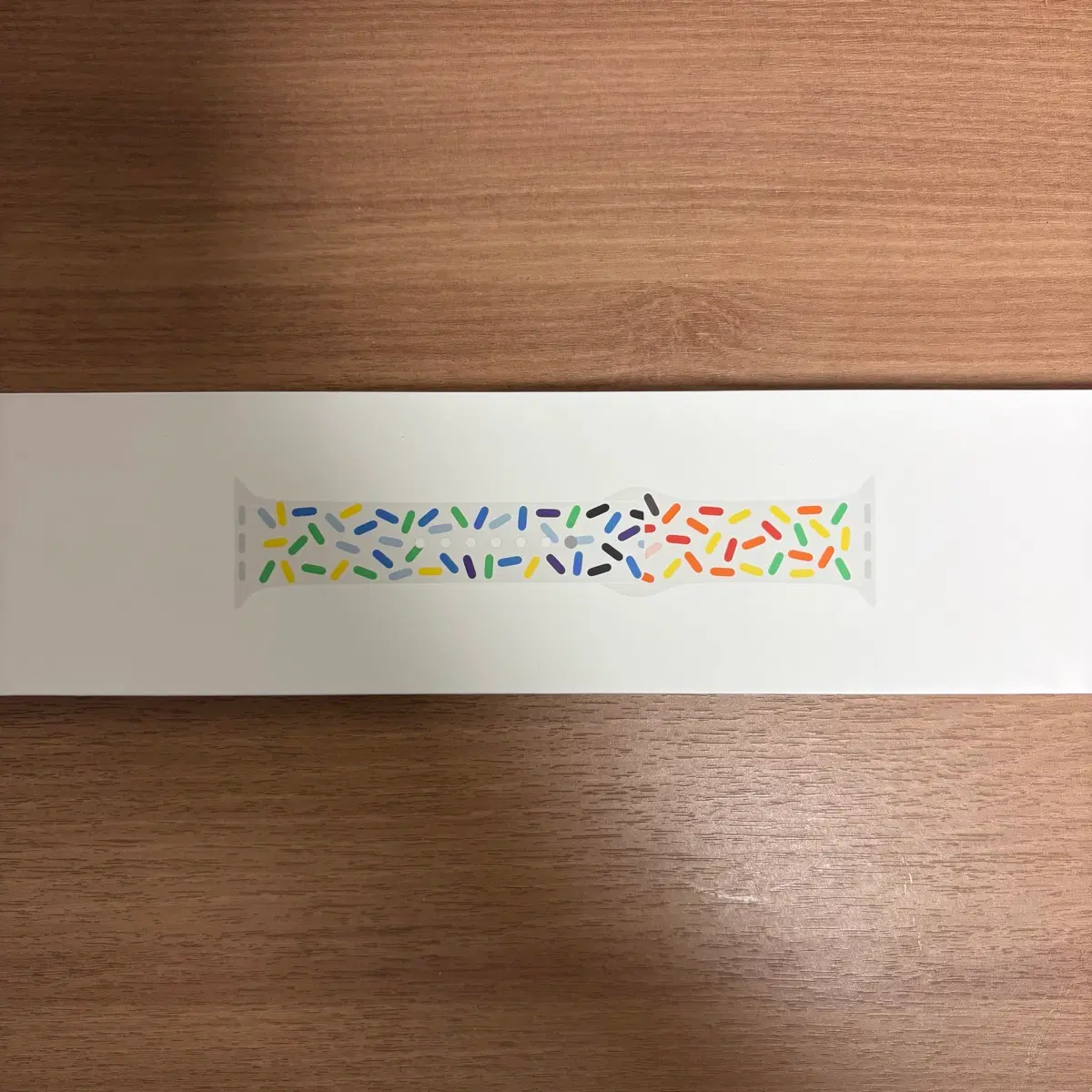 애플워치44/45/46mm 정품 실리콘 스포츠밴드 프라이드 에디션색상