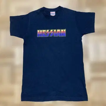 90s FUCT HESSIAN 티셔츠 USA 제조 성조기 택 M 블랙