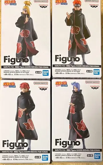 NARUTO 피규노 피규어 아카츠키 4체 세트