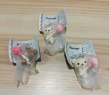 리락쿠마 미니어처 참 3종 세트