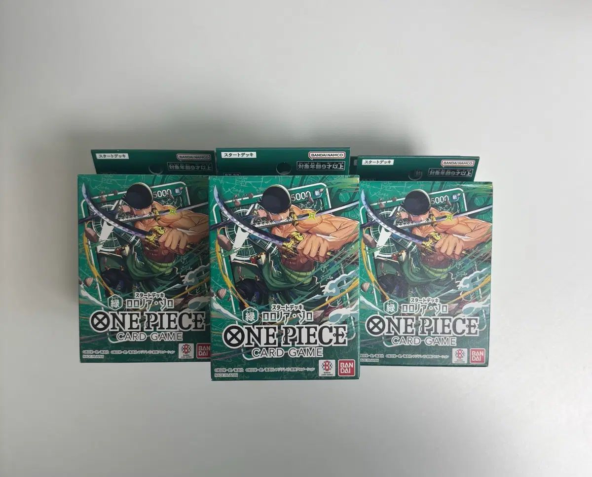 원피스카드 그린 조로 스타트덱 ST-32 일판 미개봉