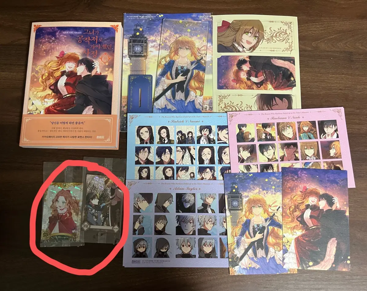 [원가 이하] 그녀가 공작저로 가야했던 사정(그공사) 웹툰 6권 한정판 + 그공사/이가주  나눔