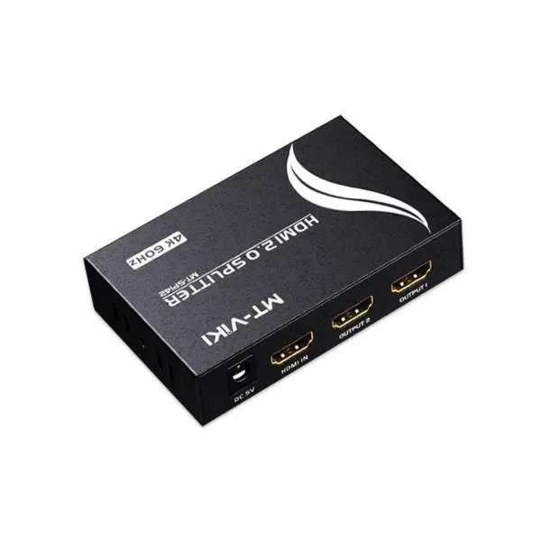 HDMI 1:2 모니터 분배기 4K60Hz USB전원