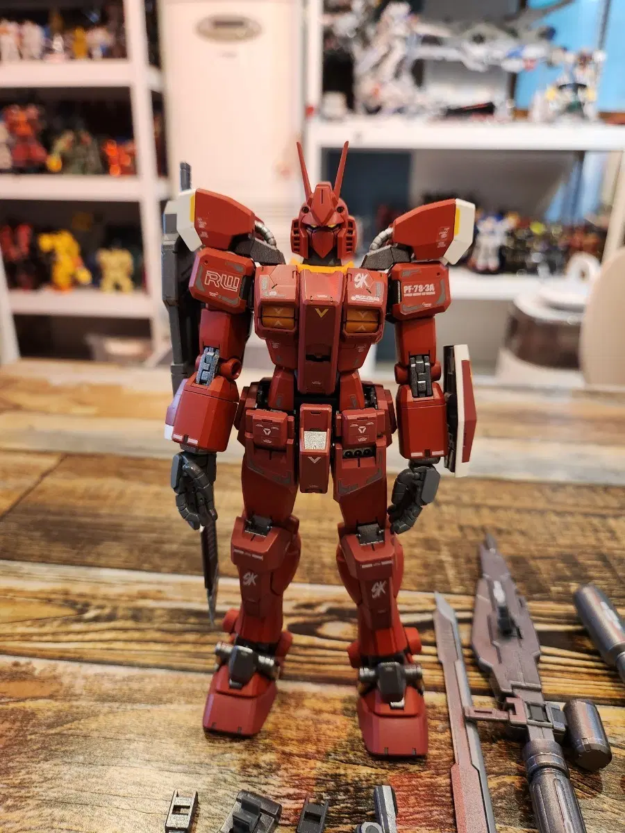 MG 레드워리어 건담 도색작