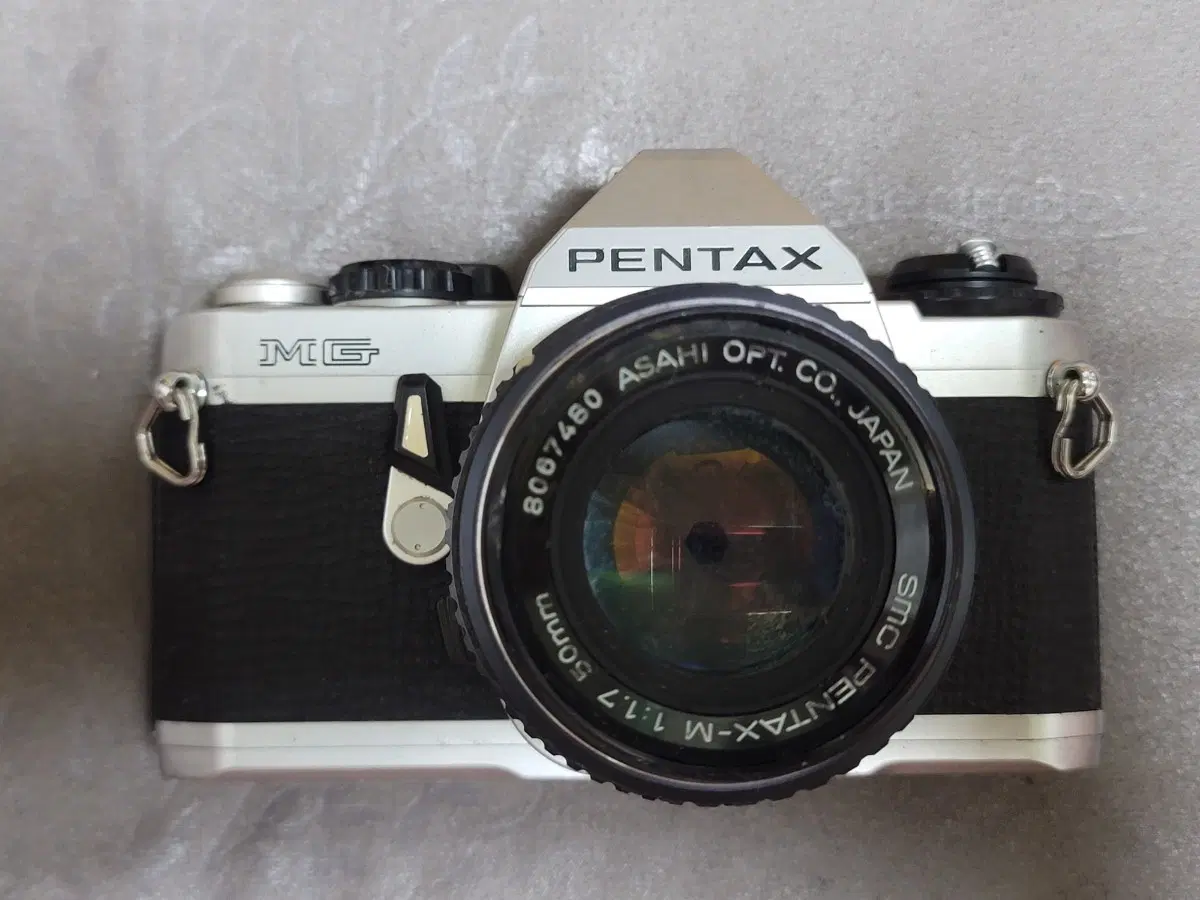 펜탁스 MG 필름 카메라 SMC PENTAX-M 1:1.7 50mm