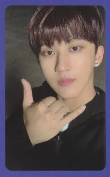 StrayKids CLE:LEVANTER 창빈 트레이딩 카드 파랑 테두리