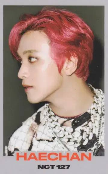 NCT 127 질주 2Baddies HAECHAN 트레이딩 카드 화이트 프레임 적자