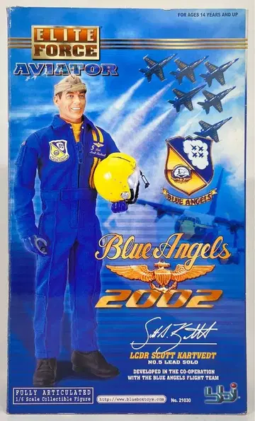 BLUE BOX TOYS ELITE FORCE / AVIATOR LCDR 스콧 카트베트 1/6 스케일