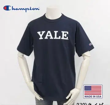 Champion T1011 YALE 티셔츠 네이비