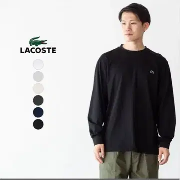 LACOSTE 라코스테 긴팔 T셔츠 블랙