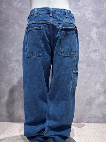 USA 구제 의류 KEY 데님 팬츠 와이드 baggy