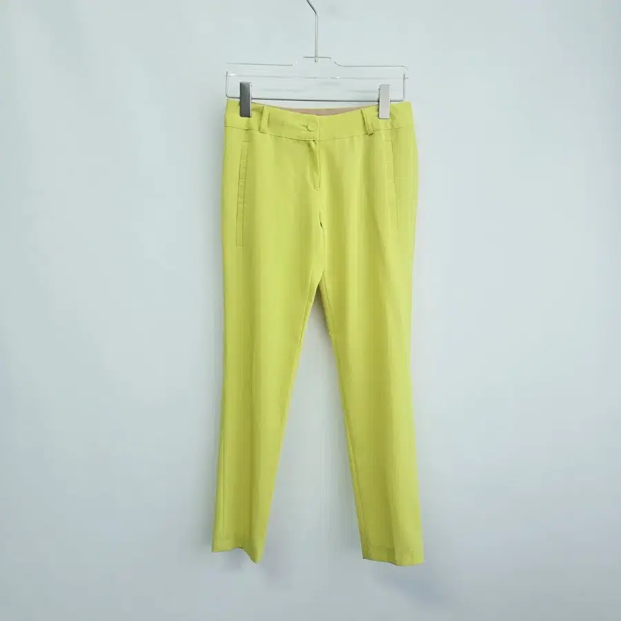 1678 여성 바지 라임색 S