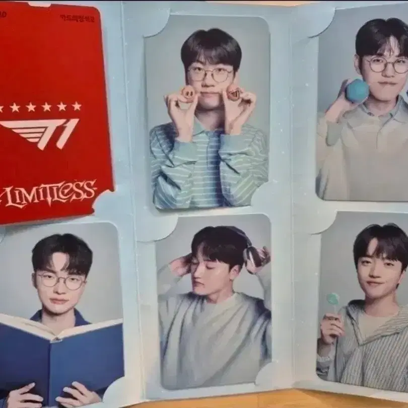T1 우리은행 소장용 포토카드+레드카드 풀구성