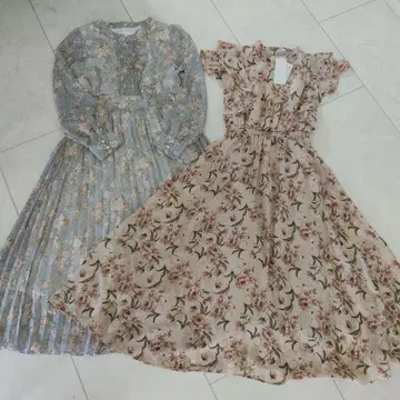 tocco closet 넥 롱 원피스 셔링 원피스 새상품급