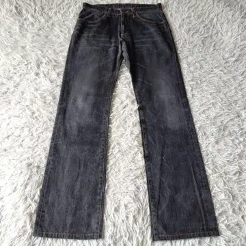 00s archive TETE HOMME 플레어 브랙 데님