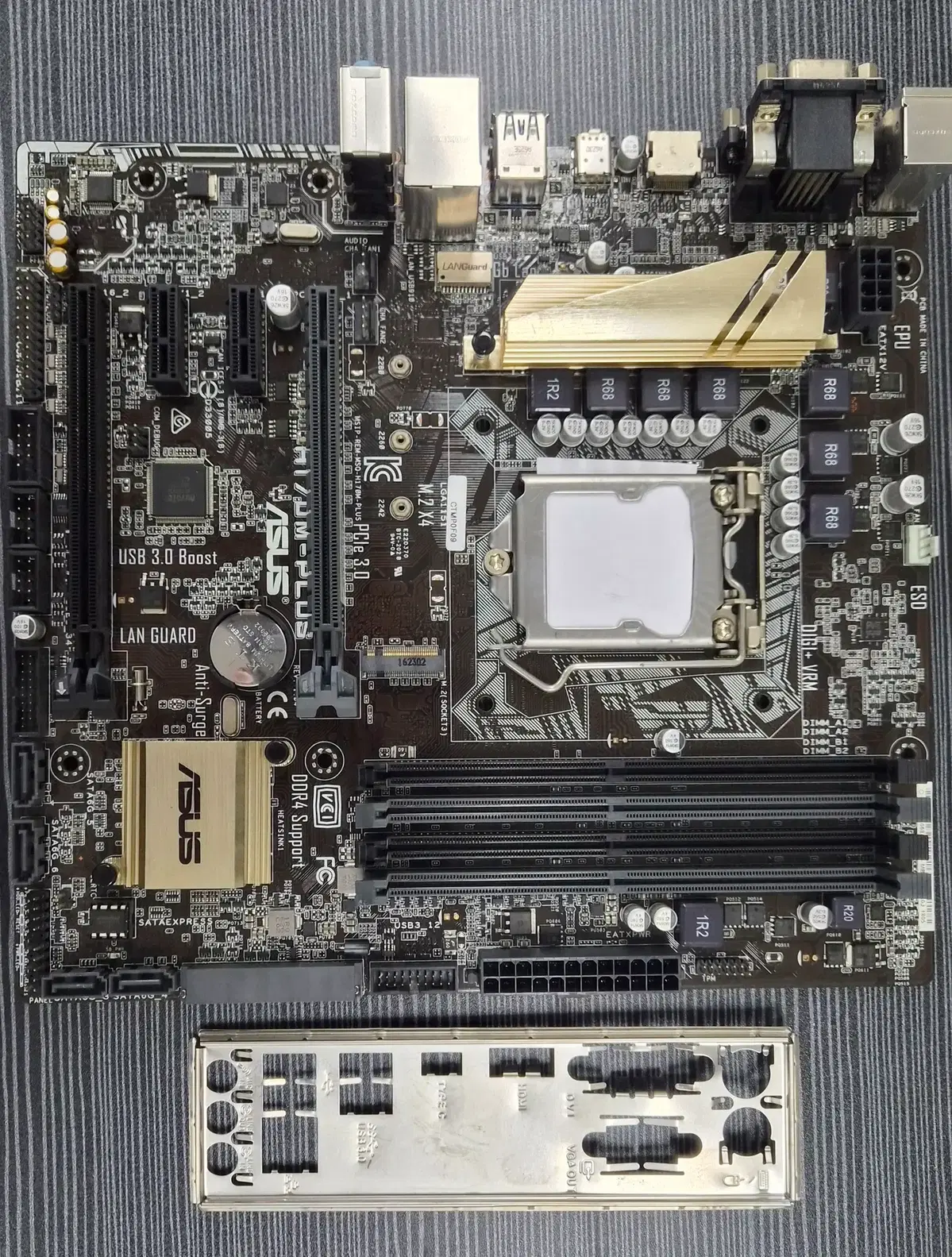 ASUS H170M-PLUS 메인보드 + 백패널
